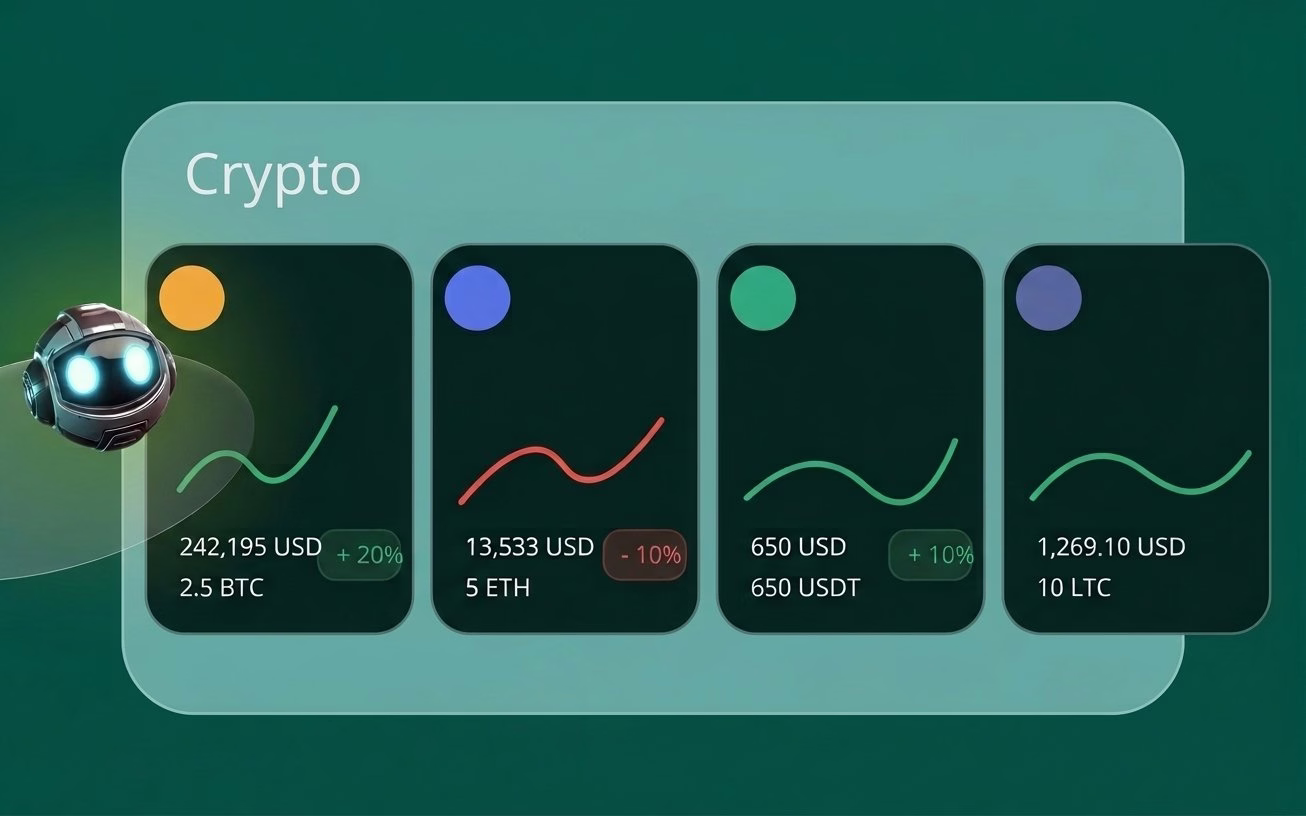 интерфейс криптоторговли